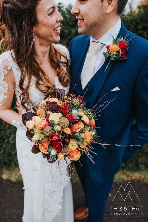 Autumn wedding flowers