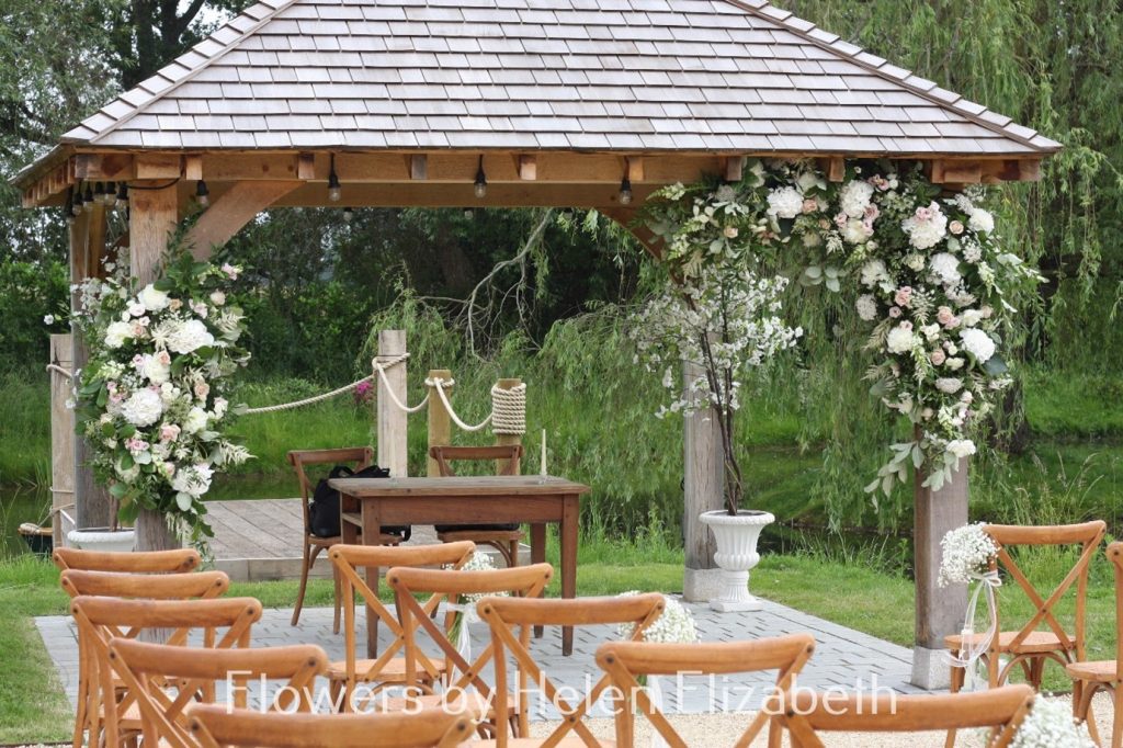 A picture containing outdoor, tree, chair, table at Silchester Farm
