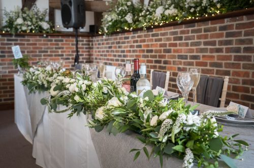 white wedding flowers