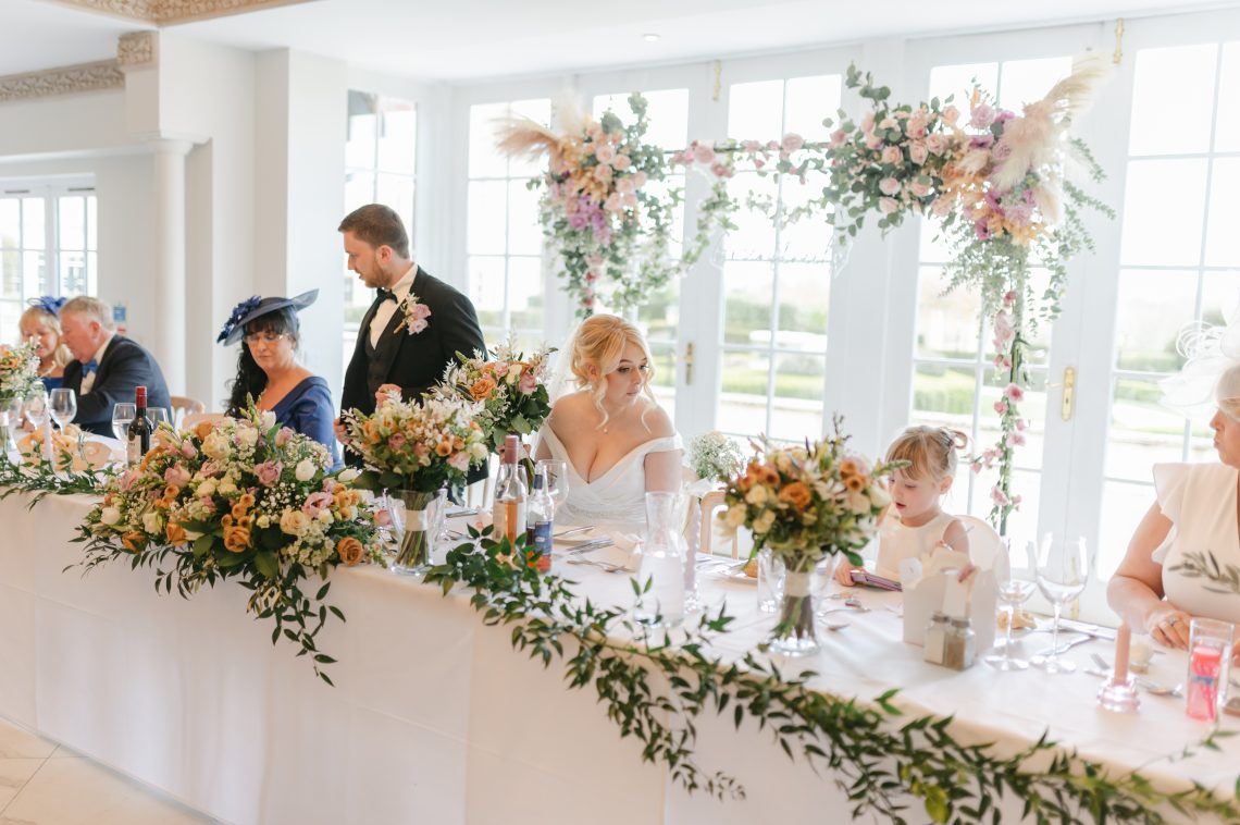 wedding top table