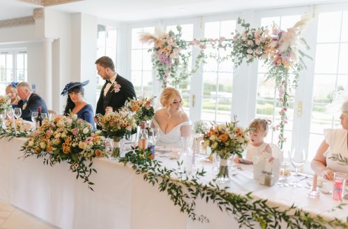 wedding top table